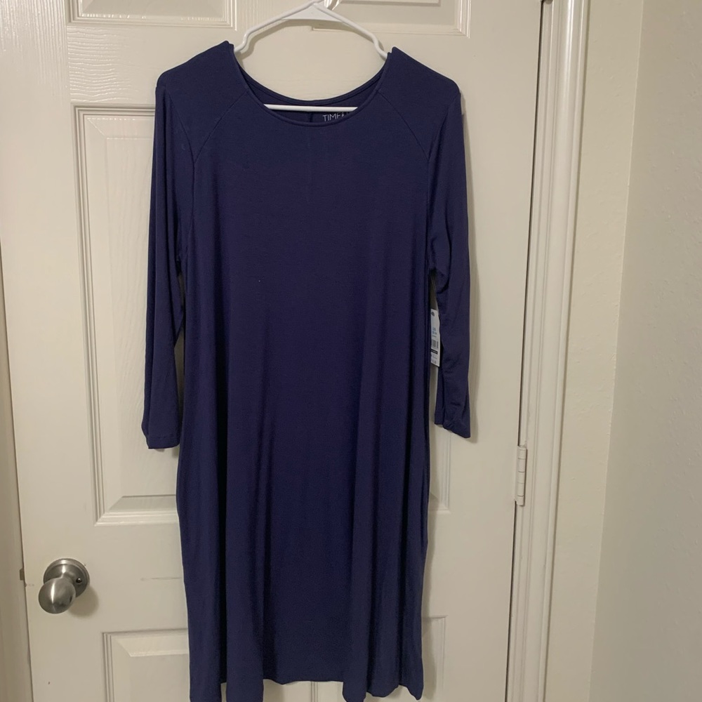 Navy blue t shirt dress